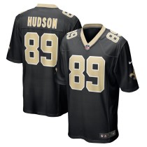 Men's New Orleans Saints Tommy Hudson Black Team Game Jersey
