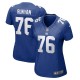 Women's New York Giants Jon Runyan Royal Game Jersey