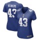 Women's New York Giants Darrian Beavers Royal Game Player Jersey