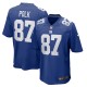 Men's New York Giants Makai Polk Royal Home Game Player Jersey