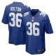 Men's New York Giants Curtis Bolton Royal Team Game Jersey