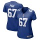 Women's New York Giants Justin Pugh Royal Game Jersey