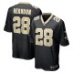 Men's New Orleans Saints Tre Herndon Black Game Jersey