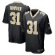 Men's New Orleans Saints Jordan Howden Black Team Game Jersey