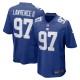 Men's New York Giants Dexter Lawrence II Royal Team Game Player Jersey
