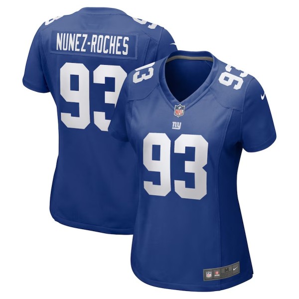 Women's New York Giants Rakeem Nunez-Roches Royal Game Player Jersey