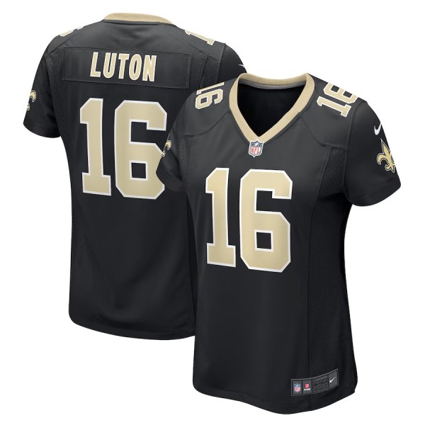 Women's New Orleans Saints Jake Luton Black Game Player Jersey