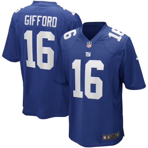 Men's New York Giants Frank Gifford Royal Game Retired Player Jersey
