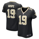 Women's New Orleans Saints Blake Grupe Black Team Game Jersey