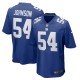 Men's New York Giants Dyontae Johnson Royal Team Game Jersey