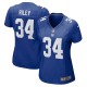 Women's New York Giants Elijah Riley Royal Game Jersey