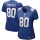 Women's New York Giants Jeremy Shockey Royal Game Retired Player Jersey
