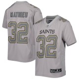 Youth New Orleans Saints Tyrann Mathieu Gray Atmosphere Game Jersey