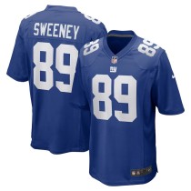 Men's New York Giants Tommy Sweeney Royal Game Jersey