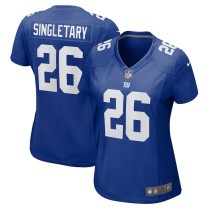 Women's New York Giants Devin Singletary Royal Game Jersey