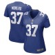 Women's New York Giants Fabian Moreau Royal Game Player Jersey