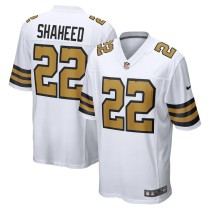 Men's New Orleans Saints Rashid Shaheed White Alternate Game Jersey