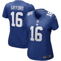 Women's New York Giants Frank Gifford Royal Game Retired Player Jersey