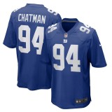 Men's New York Giants Elijah Chatman Royal Team Game Jersey