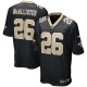 Men's New Orleans Saints Deuce McAllister Black Game Retired Player Jersey