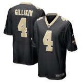 Men's New Orleans Saints Blake Gilikin Black Game Player Jersey