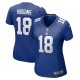 Women's New York Giants Isaiah Hodgins Royal Home Game Player Jersey