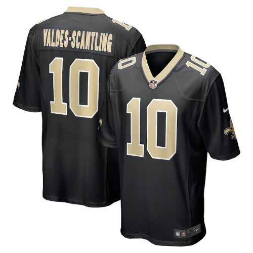 Men's New Orleans Saints Marquez Valdes-Scantling Black Game Jersey