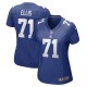 Women's New York Giants Justin Ellis Royal Game Player Jersey