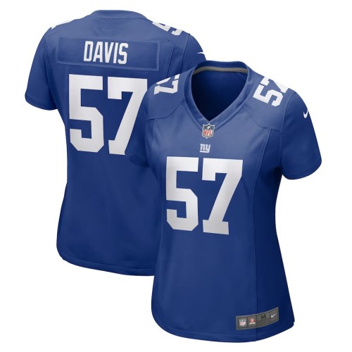 Women's New York Giants Jarrad Davis Royal Team Game Jersey