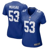 Women's New York Giants Darius Muasau Royal Game Jersey