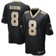 Men's New Orleans Saints Archie Manning Black Game Retired Player Jersey