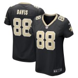Women's New Orleans Saints Shaquan Davis Black Game Jersey