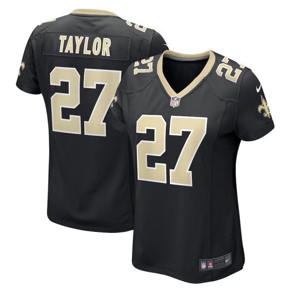Women's New Orleans Saints Alontae Taylor Black Game Player Jersey