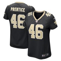 Women's New Orleans Saints Adam Prentice Black Game Player Jersey