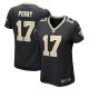 Women's New Orleans Saints A.T. Perry Black Team Game Jersey