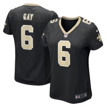 Women's New Orleans Saints Willie Gay Black Game Jersey