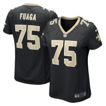 Women's New Orleans Saints Taliese Fuaga Black Game Jersey