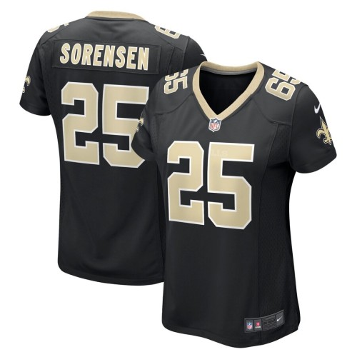 Women's New Orleans Saints Daniel Sorensen Black Game Player Jersey