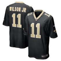 Men's New Orleans Saints Cedrick Wilson Jr. Black Game Jersey