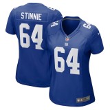 Women's New York Giants Aaron Stinnie Royal Game Jersey