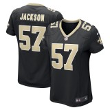 Women's New Orleans Saints Rickey Jackson Black Retired Player Jersey