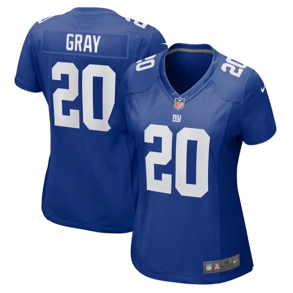 Women's New York Giants Eric Gray Royal Game Jersey