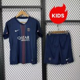 Kids PSG 25/26 Home Jersey and Short Kit