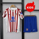 Kids Atlético de Madrid 25/26 Home Jersey and Short Kit