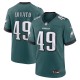 Men's Philadelphia Eagles Rick Lovato Midnight Green Team Game Jersey