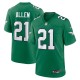 Men's Philadelphia Eagles Eric Allen Kelly Green Alternate Game Jersey
