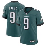 Men's Philadelphia Eagles Nick Foles Midnight Green Team Retired Player Game Jersey