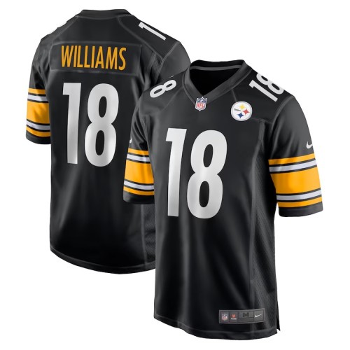 Men's Pittsburgh Steelers Mike Williams Black Game Jersey