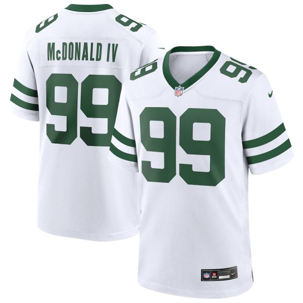 Men's New York Jets Will McDonald IV Legacy White Game Jersey