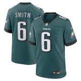 Men's Philadelphia Eagles DeVonta Smith Midnight Green Team Game Jersey